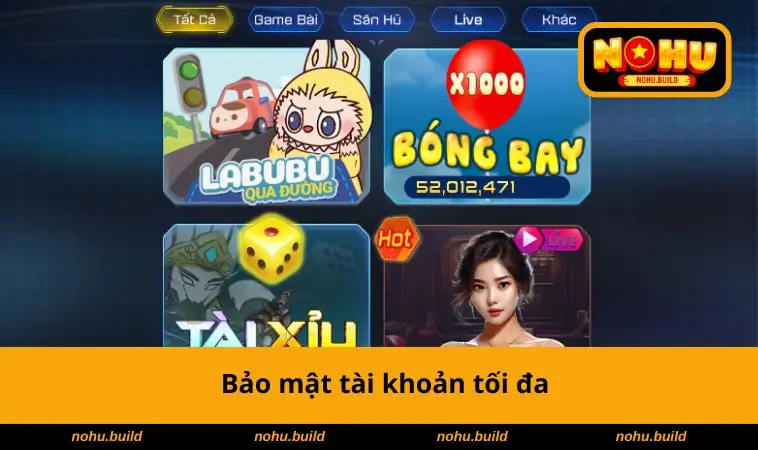 Bảo mật tài khoản tối đa