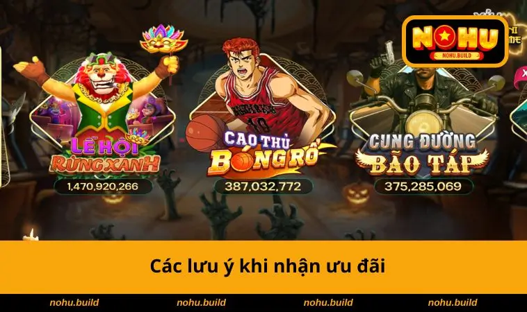 Các lưu ý khi nhận ưu đãi