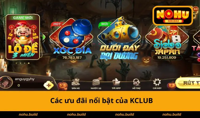 Các ưu đãi nổi bật của KCLUB