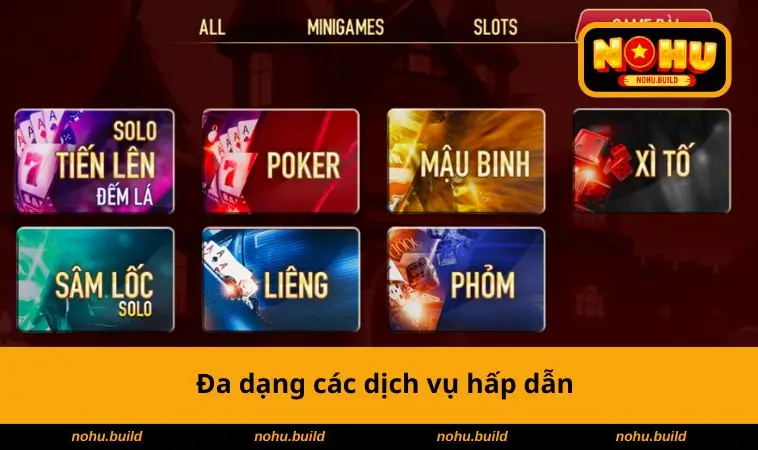 Đa dạng các dịch vụ hấp dẫn