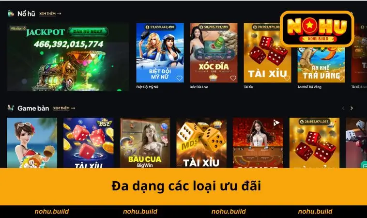 GEM88 – Cổng Game Đẳng Cấp, Trải Nghiệm Giải Trí Đỉnh Cao 2 Đa dạng các loại ưu đãi