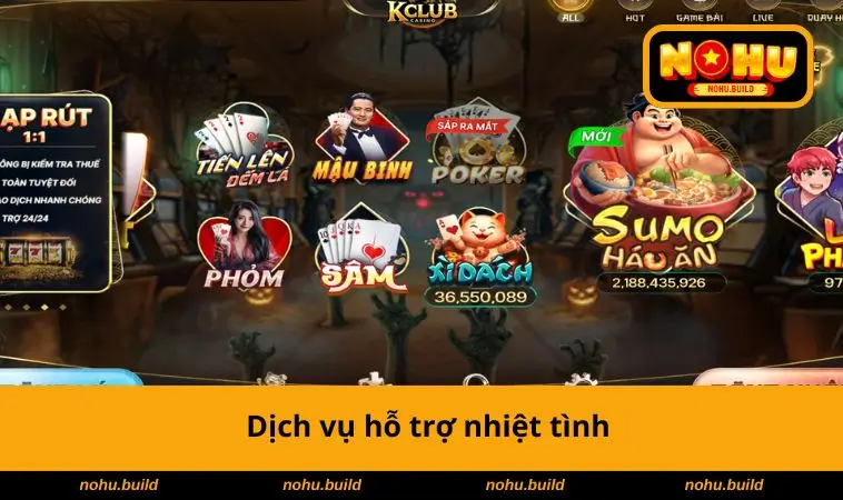 Dịch vụ hỗ trợ nhiệt tình