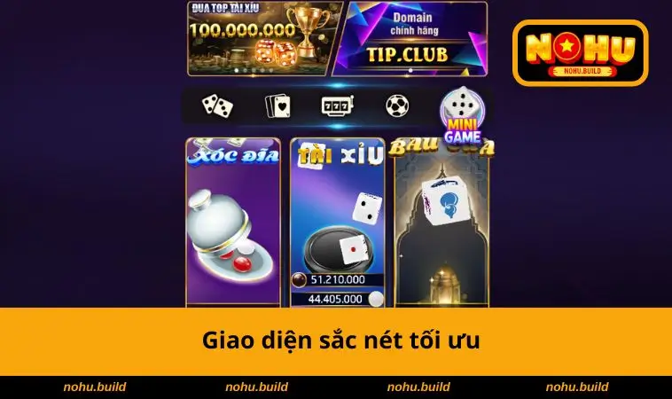 Giao diện sắc nét tối ưu