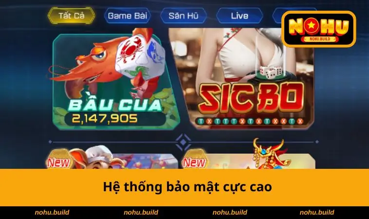Hệ thống bảo mật cực cao