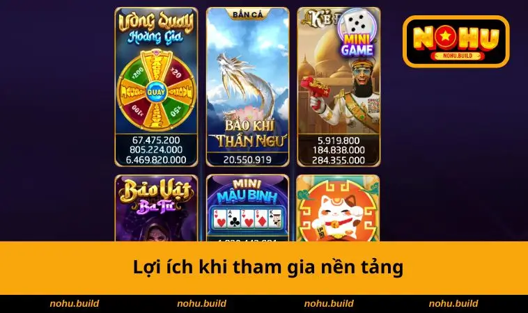 Lợi ích khi tham gia nền tảng