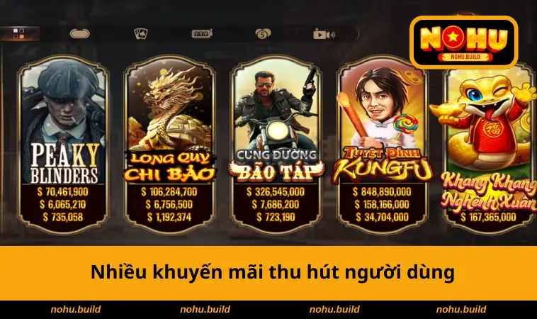 Nhiều khuyến mãi thu hút 