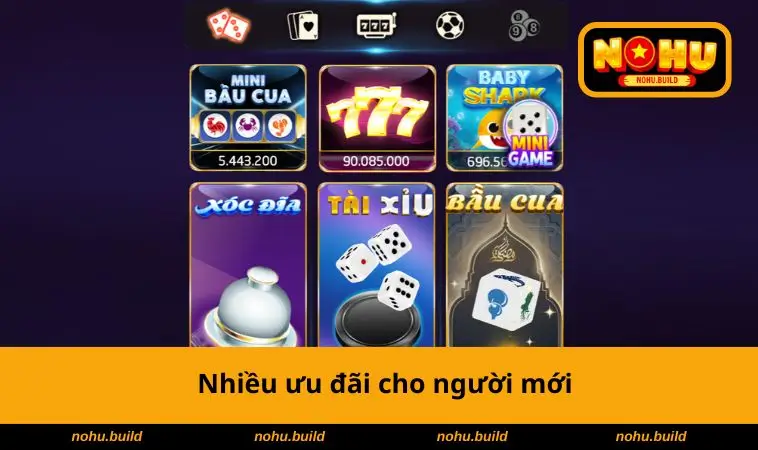Nhiều ưu đãi cho người mới