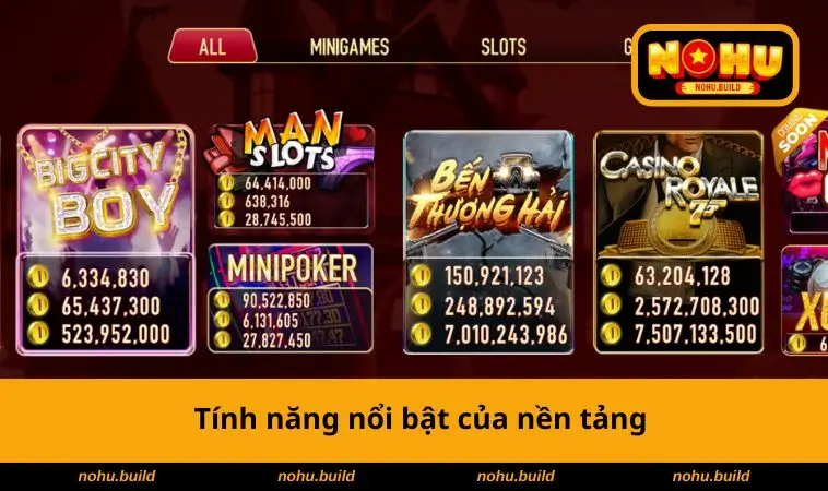 Tính năng nổi bật của nền tảng