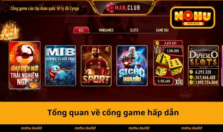 Tổng quan về cổng game hấp dẫn
