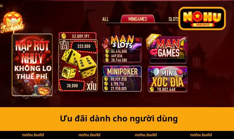 Ưu đãi dành cho người dùng